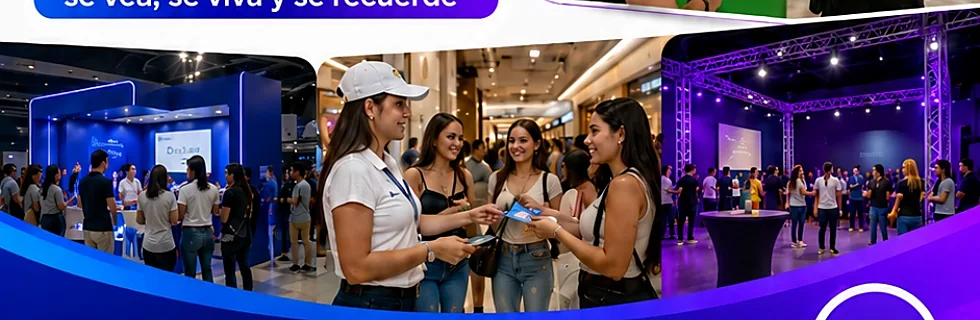 Activación de marca en centro comercial