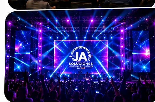 Pantallas LED en evento y proyección profesional